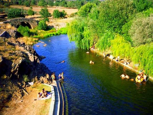 Piscinas naturales en Hervas