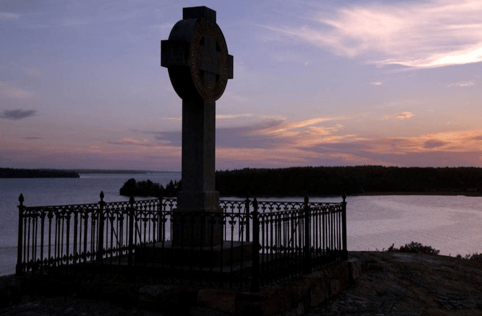 tumba de birka en la excursión