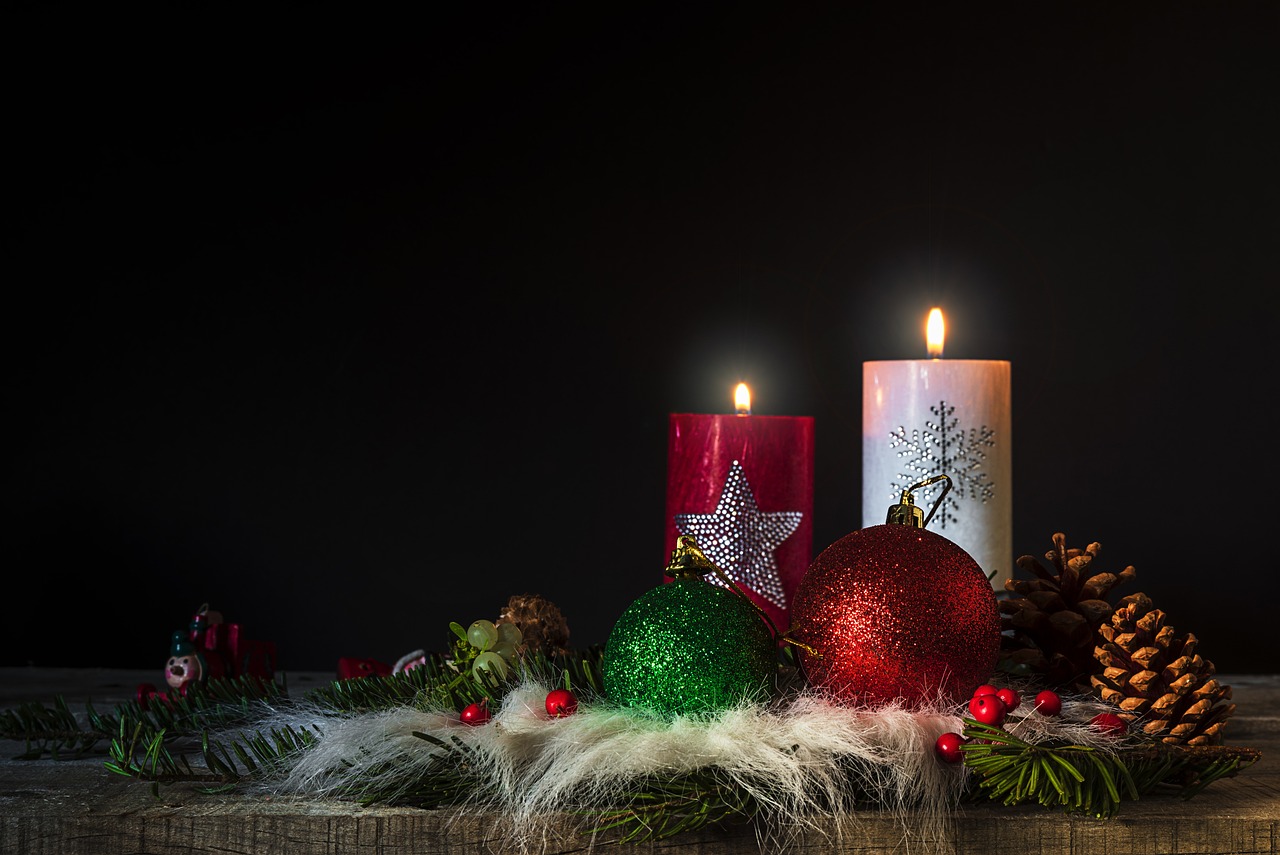 velas de navidad