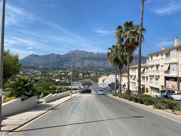 montañas en altea