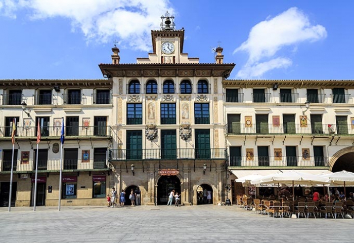 La Plaza de los Fueros tudela