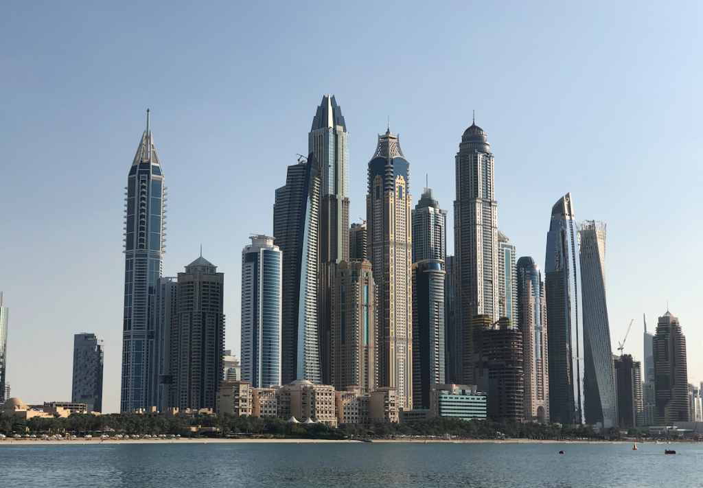 skyline de dubai rascacielos